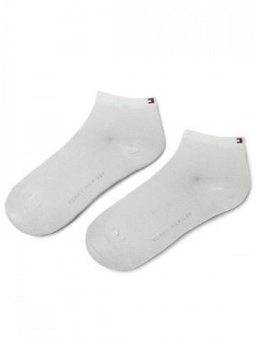 Tommy Hilfiger Sada 2 párů dámských nízkých ponožek Dobotex BV 373001001 Bílá