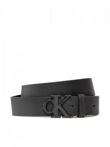 Calvin Klein Jeans Pánský pásek Round Mono Plaque Belt 35Mm K50K509883 Černá