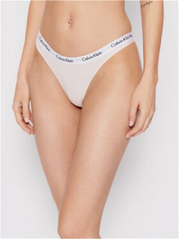 Calvin Klein Underwear Kalhotky string 0000D1617A Růžová