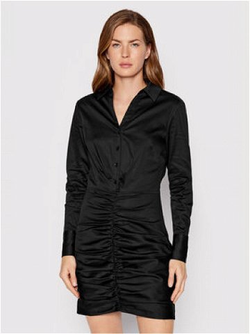 Guess Košilové šaty Dominique W2YK84 WE2Q0 Černá Regular Fit
