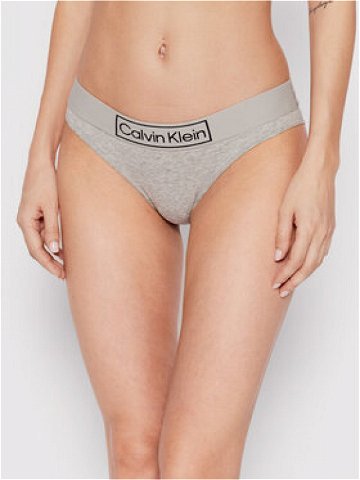 Calvin Klein Underwear Klasické kalhotky 000QF6775E Šedá
