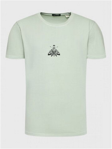 Kaotiko T-Shirt AL021-01-G002 Zelená Regular Fit