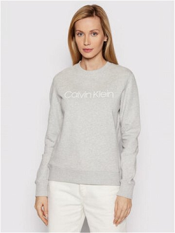 Calvin Klein Mikina Ls Core Logo K20K202157 Šedá Regular Fit