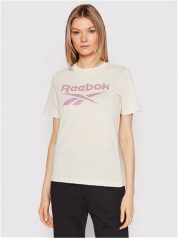 Reebok T-Shirt Identity HI0540 Béžová Relaxed Fit