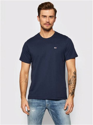 Tommy Jeans T-Shirt Classic DM0DM09598 Tmavomodrá Regular Fit