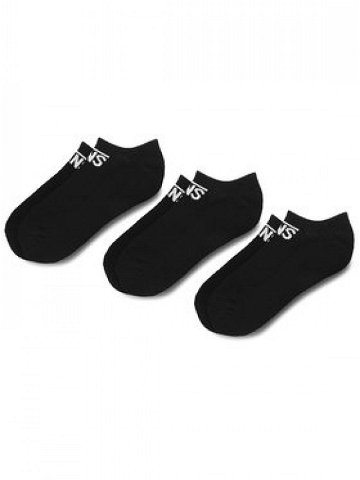 Vans Sada 3 párů dámských vysokých ponožek Classic Kick 6 5 VN000XSSBLK Černá