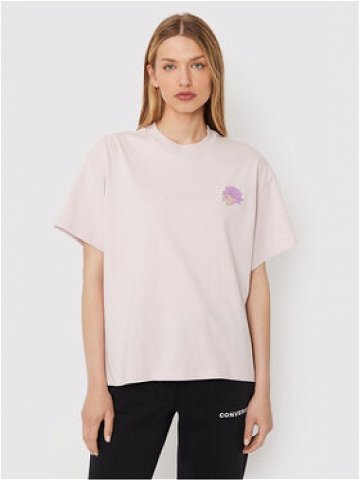 Converse T-Shirt Desert Rave 10024662-A03 Růžová Loose Fit