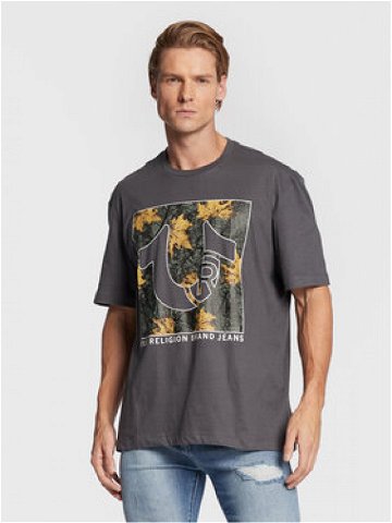 True Religion T-Shirt 106299 Šedá Regular Fit