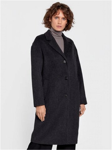Calvin Klein Vlněný kabát K20K204629 Šedá Regular Fit