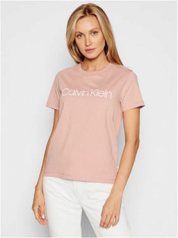 Calvin Klein T-Shirt Core Logo K20K202142 Růžová Regular Fit