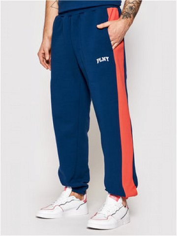 PLNY Textylia Teplákové kalhoty Stanford PT-SP-K2-00004 Tmavomodrá Regular Fit