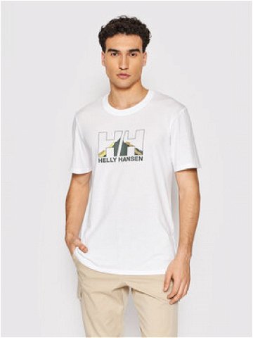 Helly Hansen T-Shirt Nord Graphic 62978 Bílá Regular Fit