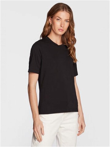 Gina Tricot T-Shirt Basic 17937 Černá Regular Fit