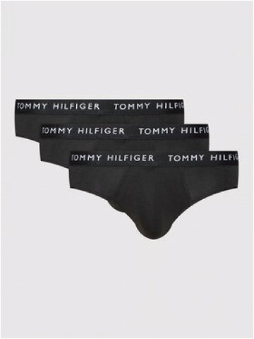 Tommy Hilfiger Sada 3 kusů slipů UM0UM02206 Černá