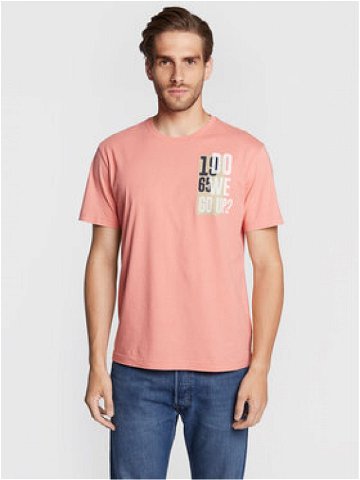 United Colors Of Benetton T-Shirt 3096U102U Růžová Regular Fit