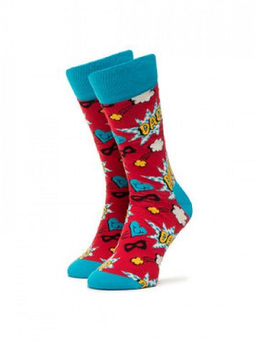 Happy Socks Klasické ponožky Unisex DAD01-4000 Červená