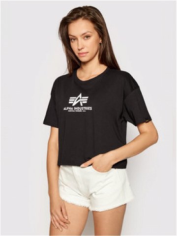 Alpha Industries T-Shirt Basic T Cos 116050 Černá Oversize