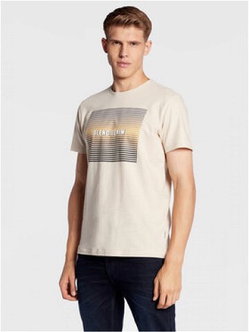 Blend T-Shirt 20714570 Béžová Regular Fit