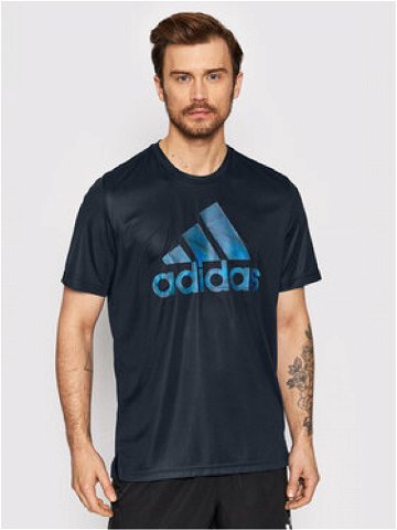 Adidas T-Shirt Aeroready Seasonals HD4333 Tmavomodrá Regular Fit