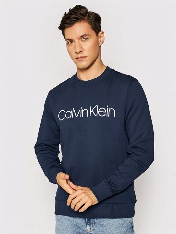 Calvin Klein Mikina Logo K10K104059 Tmavomodrá Regular Fit