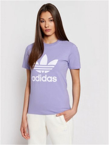 Adidas T-Shirt adicolor Classics Trefoil GN2905 Fialová Regular Fit