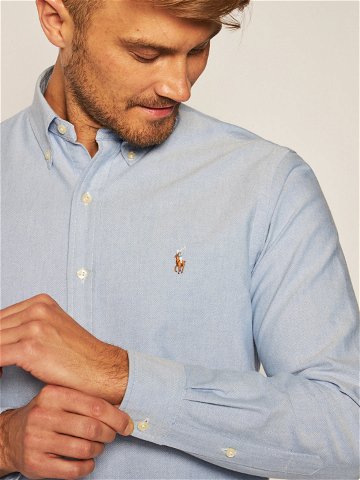 Polo Ralph Lauren Košile Cupdppcs 710792041002 Světle modrá Custom Fit