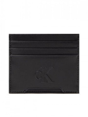 Calvin Klein Jeans Pouzdro na kreditní karty Mono Bold Cardcase 6cc K50K509506 Černá