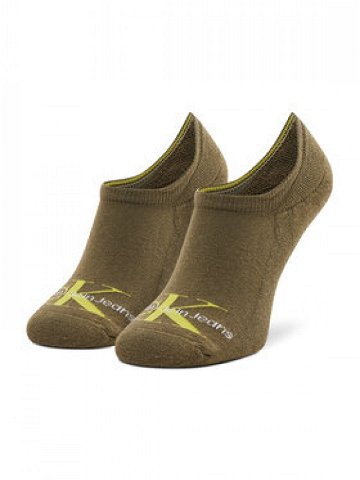 Calvin Klein Jeans Pánské kotníkové ponožky 701218733 Zelená