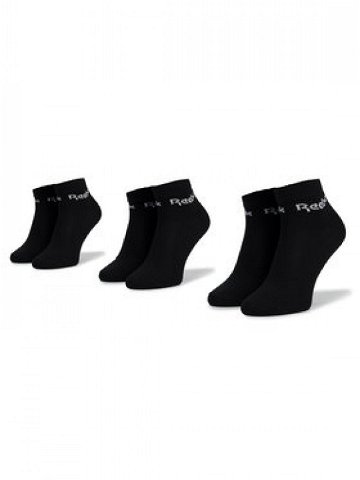 Reebok Sada 3 párů nízkých ponožek unisex Act Core Ankle Sock 3p FL5226 Černá