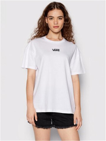 Vans T-Shirt Flying V VN0A7YUT Bílá Oversize