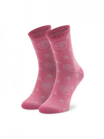 Chiara Ferragni Dámské klasické ponožky 73SB0J25 Růžová