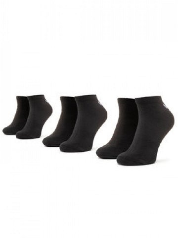 Vans Sada 3 párů nízkých ponožek unisex Classic Low VN000XS0BLK1 r 38 5-42 Černá