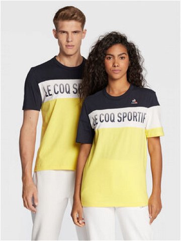 Le Coq Sportif T-Shirt Unisex Saison 2 2220294 Žlutá Regular Fit