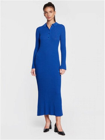 Boss Úpletové šaty Floriene 50474032 Modrá Slim Fit