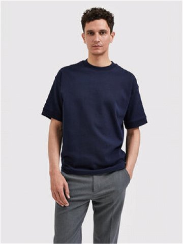 Selected Homme T-Shirt Corton 16085663 Tmavomodrá Oversize