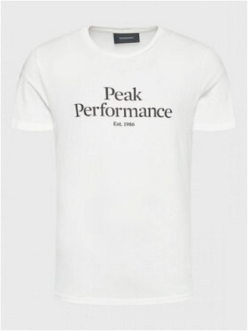Peak Performance T-Shirt Original G77692360 Bílá Slim Fit