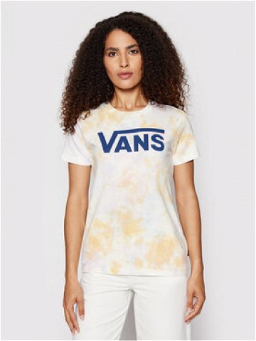 Vans T-Shirt Logo Wash Crew VN0A7RSB Barevná Regular Fit