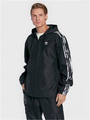 Adidas Bunda pro přechodné období Camo Series HK5139 Černá Relaxed Fit