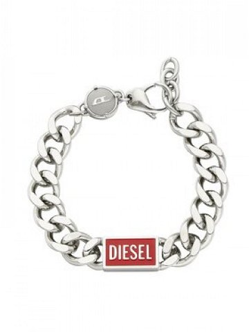 Diesel Náramek DX1371040 Stříbrná