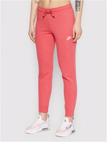Nike Teplákové kalhoty Essential BV4099 Růžová Slim Fit