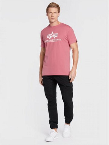 Alpha Industries T-Shirt Basic 100501 Růžová Regular Fit