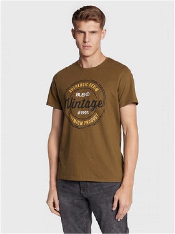 Blend T-Shirt 20714811 Zelená Regular Fit
