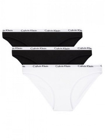 Calvin Klein Underwear Sada 3 kusů klasických kalhotek 000QD3588E Barevná