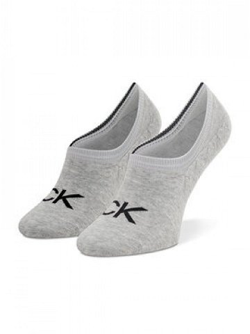 Calvin Klein Dámské kotníkové ponožky 701218773 Šedá