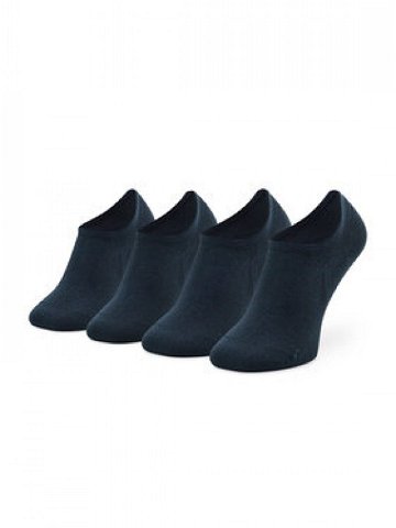 Tommy Hilfiger Sada 2 párů pánských nízkých ponožek 382024001 Tmavomodrá