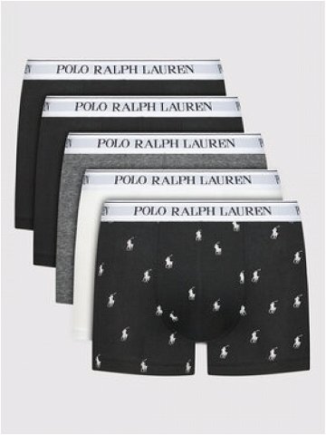 Polo Ralph Lauren Sada 5 kusů boxerek 714864292004 Černá