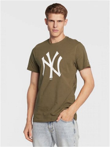 New Era T-Shirt New York Yankees Team Logo 11863694 Zelená Regular Fit