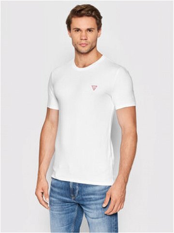 Guess T-Shirt M2YI24 J1311 Bílá Super Slim Fit