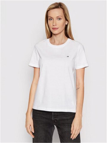 Calvin Klein T-Shirt K20K202132 Bílá Regular Fit