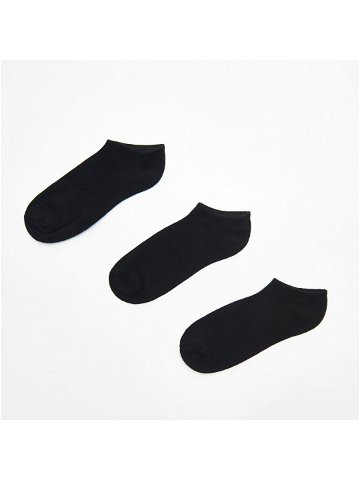 Cropp – 3 pack ponožek – Černý